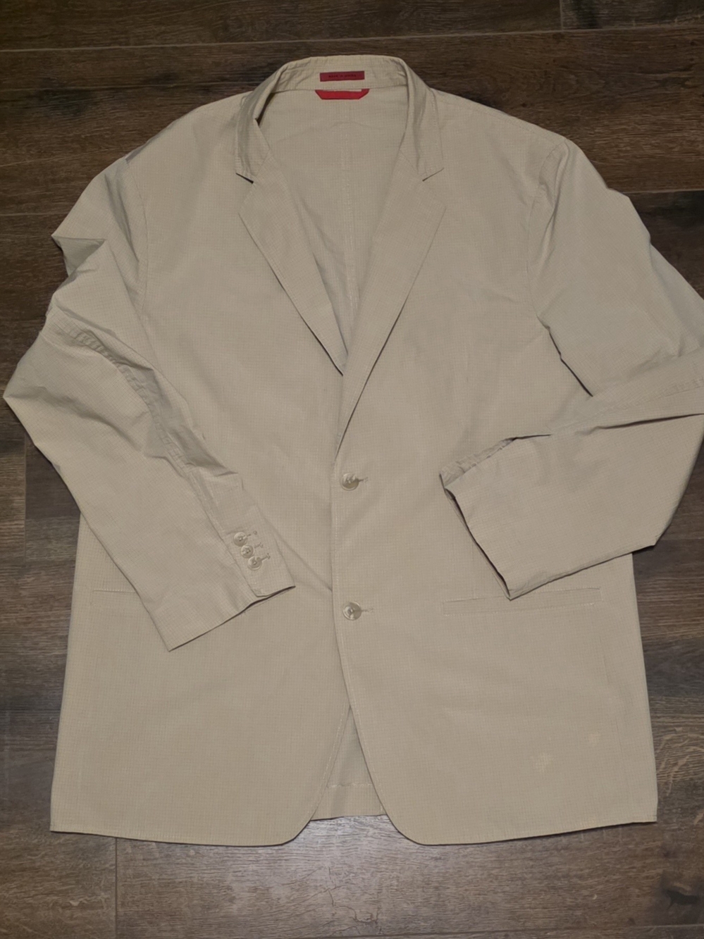 Alfani Light Beige Blazer with Red Label